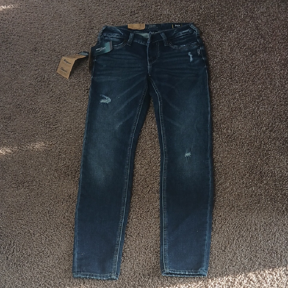 Silver Jeans Co Suki Joga Skinny Jeans Size 27